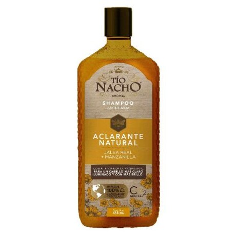 TIO NACHO SHAMPOO ANTI CAÍDA ACLARANTE JALEA REAL+MANZANILLA 415ml TIO NACHO SHAMPOO ANTI CAÍDA ACLARANTE JALEA REAL+MANZANILLA 415ml