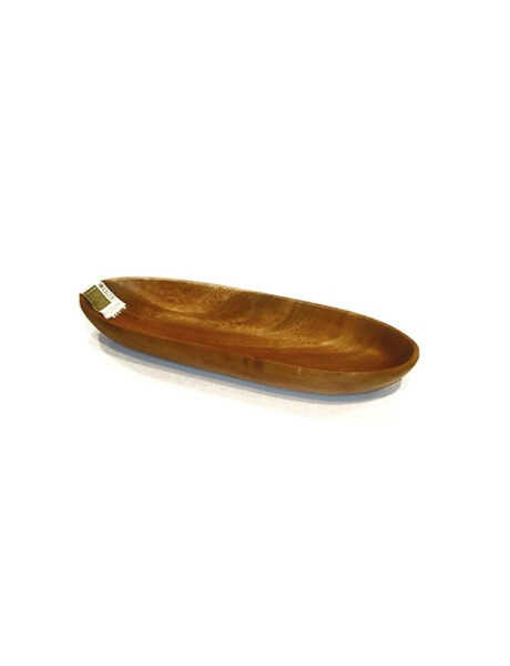 BANDEJA OVAL MADERA 40.6X13X5CM BANDEJA OVAL MADERA 40.6X13X5CM