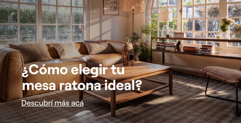 Mesas ratonas: el toque que transforma tu living