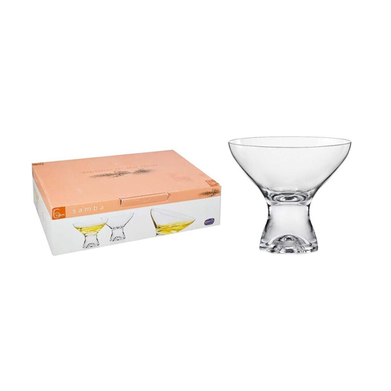 Juego de Copas de Cristal Bohemia 330ml Helado - 6 unidades Juego de Copas de Cristal Bohemia 330ml Helado - 6 unidades