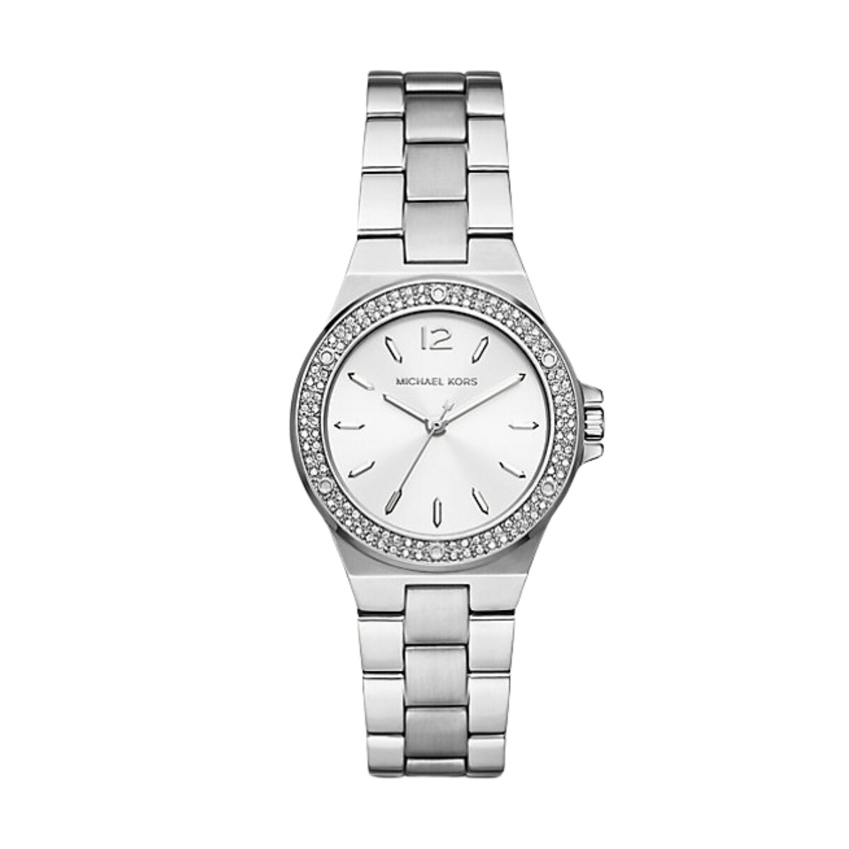 Reloj MICHAEL KORS LENNOX PAVE Acero Plateado Esfera 37mm 