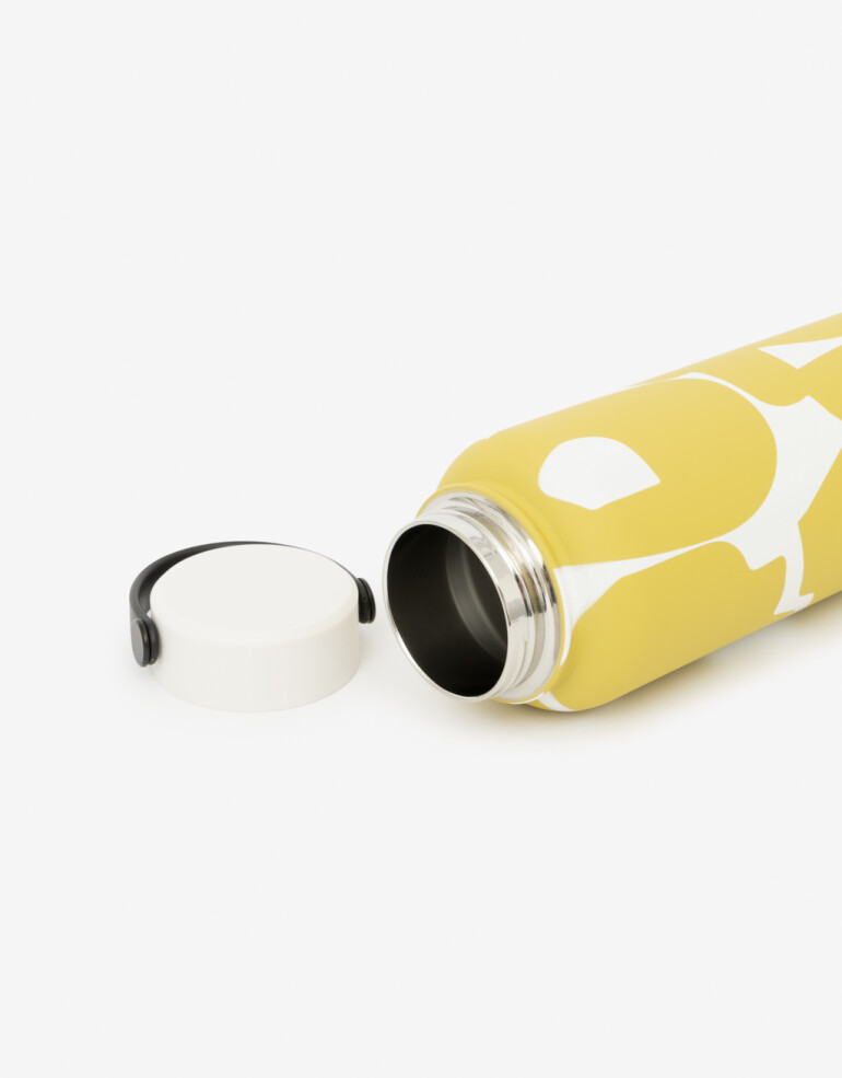 Artículos cocina Botellas Botella Metálica Con Manija - Amarillo Mostaza