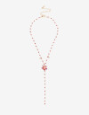 Collares Largos Color Collar En Y Con Beads Y Flor - Combinacion Multicolor