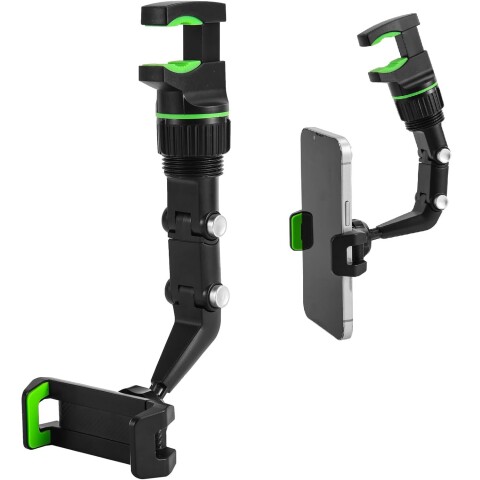 Soporte Celular Universal Pinza Base Brazo Flexible 360 Auto Variante Color Negro