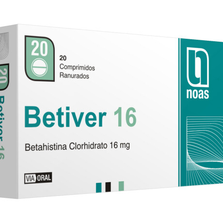 Betiver 16mg 20 Comprimidos Betiver 16mg 20 Comprimidos