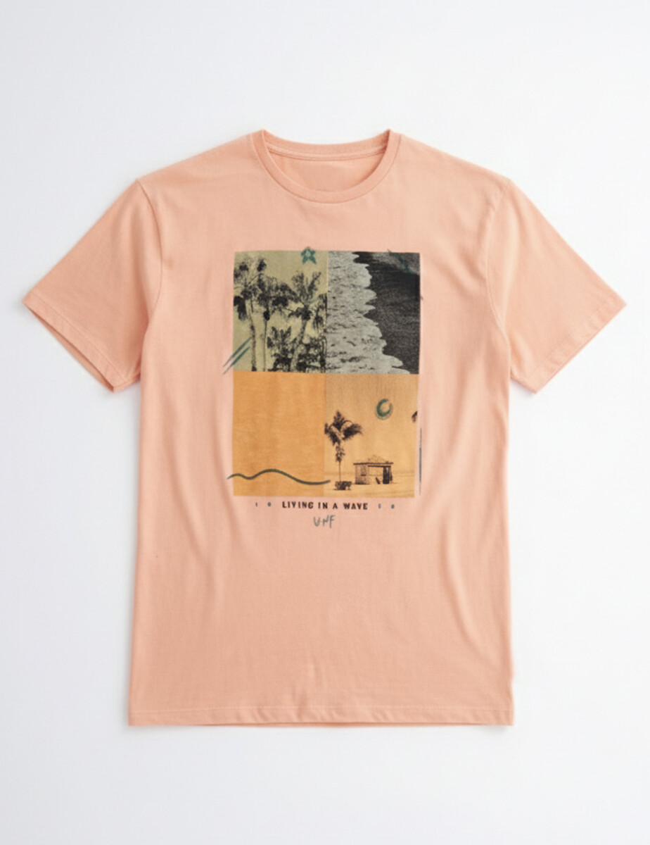 Remera Aizen - Coral 