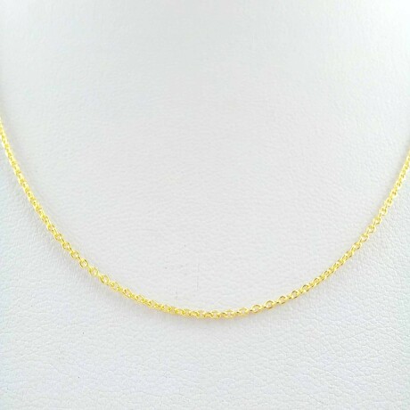 Cadena de plata 925 con baño de oro amarillo, 40 cm. Cadena de plata 925 con baño de oro amarillo, 40 cm.