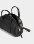 Bowling Noche Cartera Bowling Efecto Croco - Negro