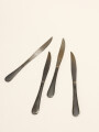 Cuchillo Olivo Set 4 Un. Negro Color Unico