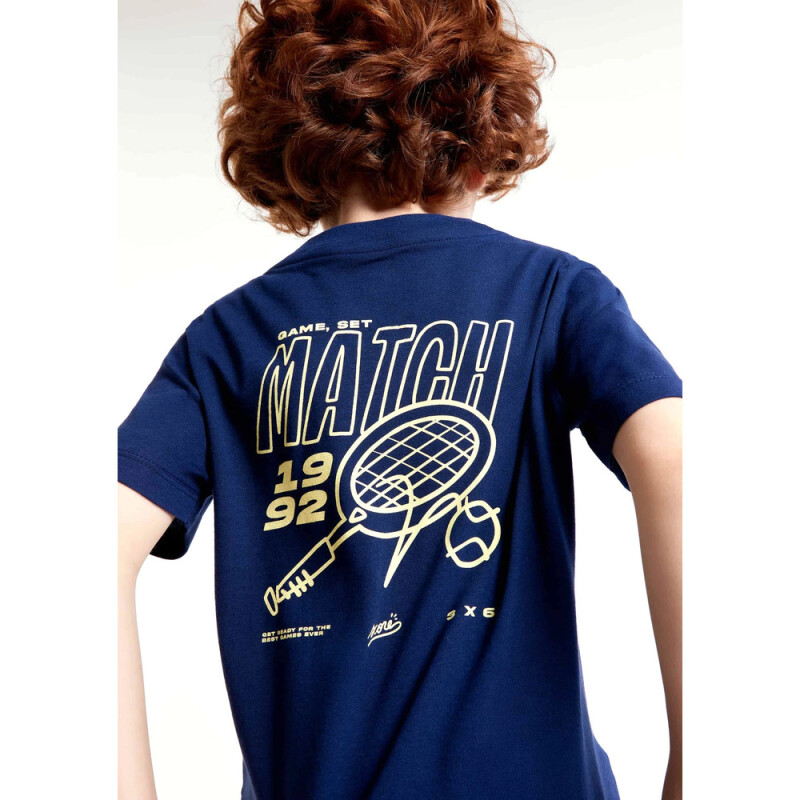 CAMISETA MM MASC AZUL MARINHO