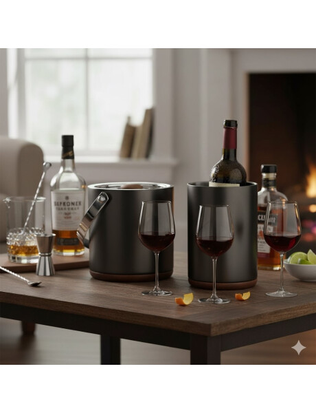 PORTA BOTELLA BASE MADERA EXT. NEGRO MATE D12X18CM PORTA BOTELLA BASE MADERA EXT. NEGRO MATE D12X18CM