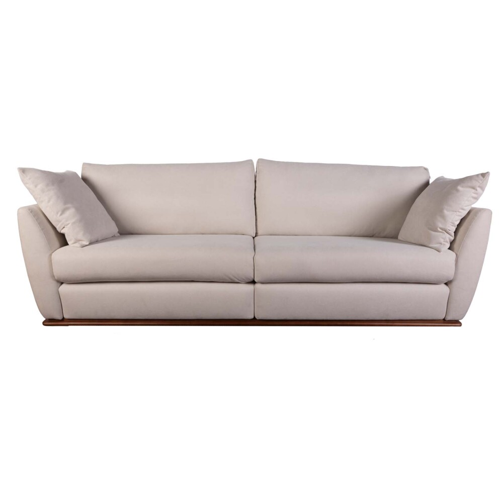 SOFÁ 4 CUERPOS TELA NATURAL-BEIGE MILANO NATURAL