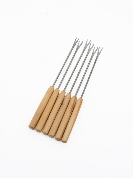 PINCHOS BROCHETTE X 6 PLATEADO