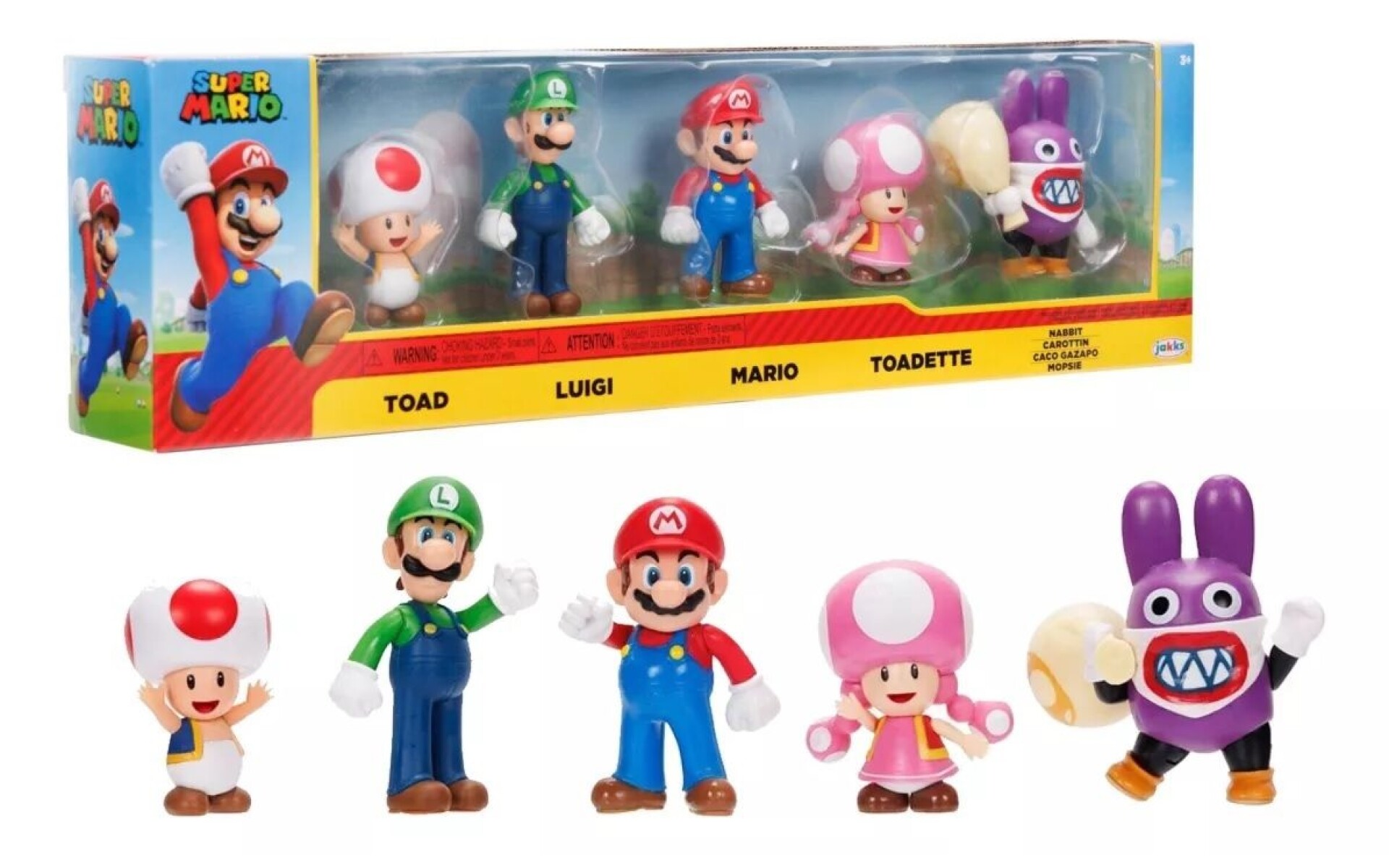Set de personajes Mario Bros x 5 