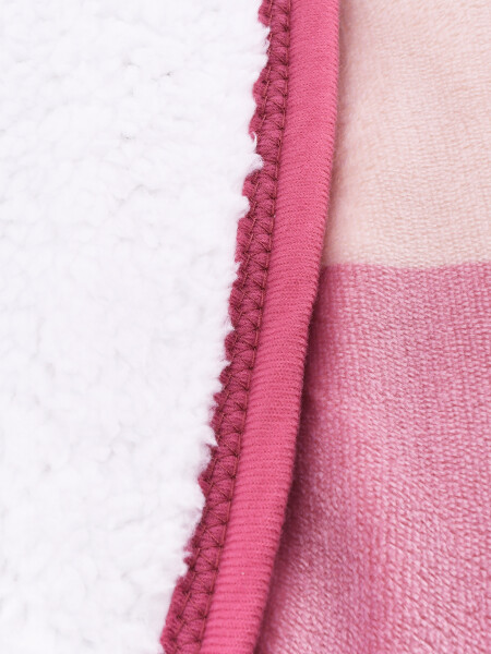 MANTA SHERPA PRINT ROSADO