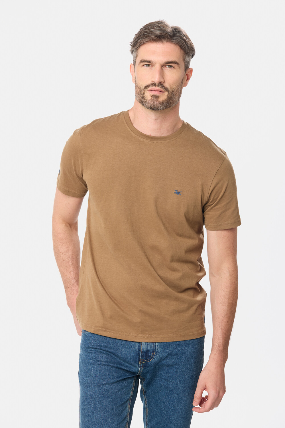 REMERA LISA DE ALGODÓN Mostaza