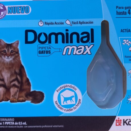 DOMINAL MAX SPOT ON GATO HASTA 4KG Dominal Max Spot On Gato Hasta 4kg