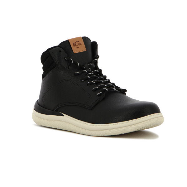 Bota Casual Hombre Br Sport Negro-negro
