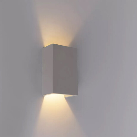 Luminaria Fibrocemento Pared Bidireccional Fibrocemento Rectangular Classic Bidireccional