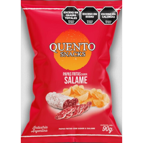 SNACK PAPAS QUENTO 90G SALAME SNACK PAPAS QUENTO 90G SALAME