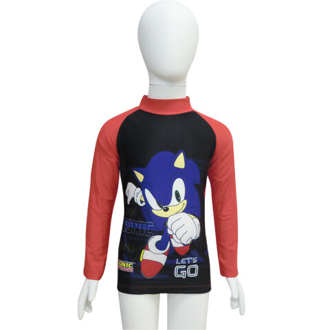 Remera UV Malla Infantil Sonic Varios Talles U