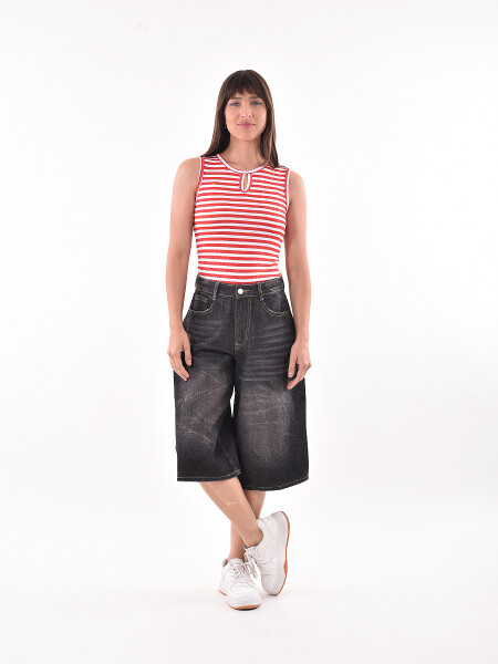 MUSCULOSA GUIONES ROJO