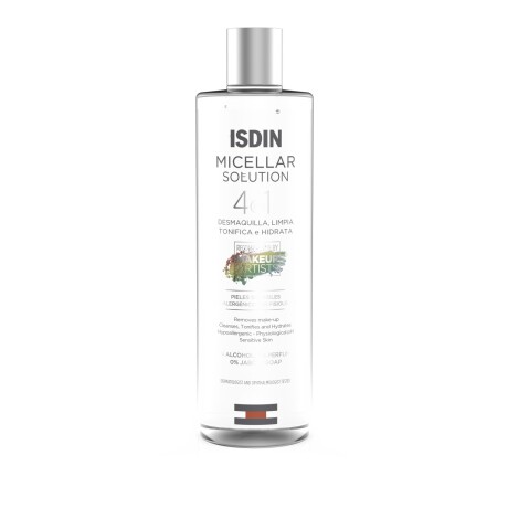 Agua micelar desmaquillante micellar solution Isdin 4 en 1 Agua micelar desmaquillante micellar solution Isdin 4 en 1