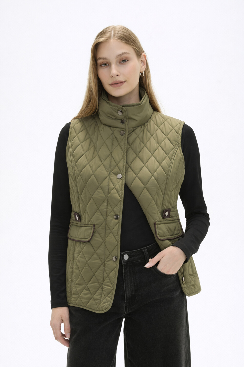 Chaleco Claunet Verde Oliva Oscuro