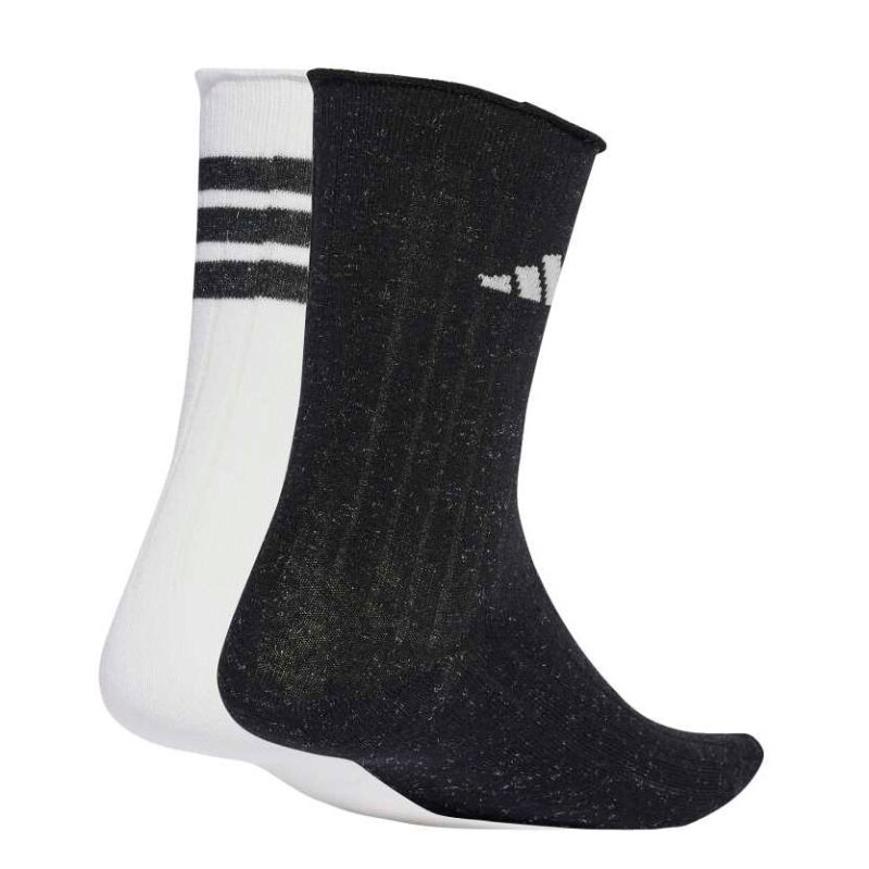 Medias de Mujer Adidas Glow Blanco - Negro - Gris