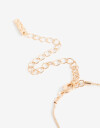 Collares Cortos Perlas Collar Corto Con Perlas Bañado En Oro - Dorado