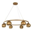 COLGANTE 6L GU10 ANA BRONCE CIRCULAR COLGANTE 6L GU10 ANA BRONCE CIRCULAR