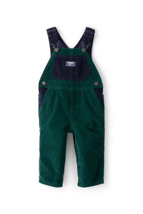 Enterito de pana, verde Sin color