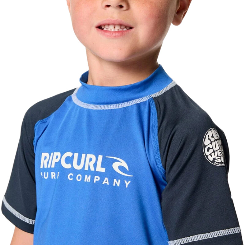 Lycra Rip Curl Shock Upf Niño - Azul Lycra Rip Curl Shock Upf Niño - Azul