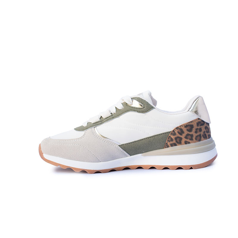 Zapato Dama Panama Jack BEIGE/GREEN