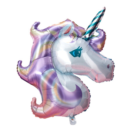 Globo de aluminio Unicornio Violeta