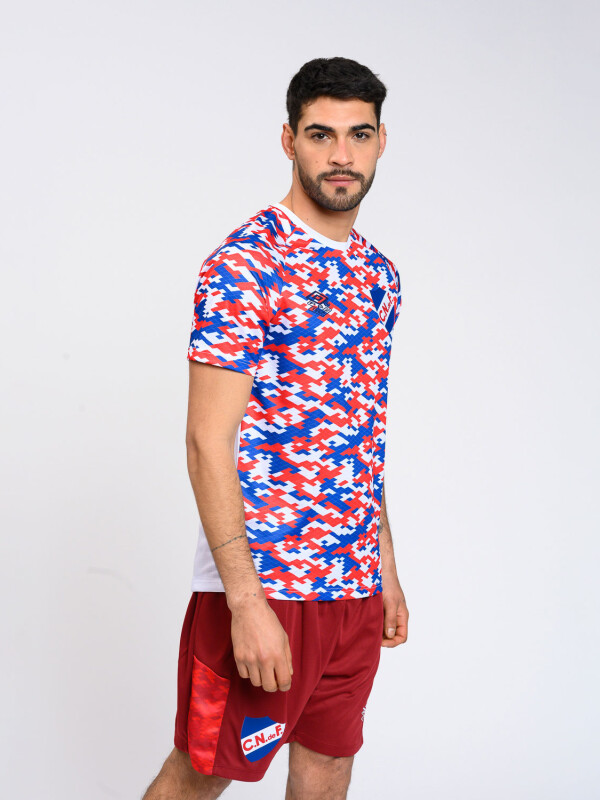 REMERA PRO TRAINING CAMO Nacional Hombre Blanco