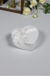 Caja Rigida Corazon 14 cm BLANCO