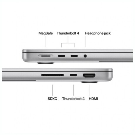 APPLE MACBOOK PRO 14' M4 /16GB/512GB APPLE Macbook Pro MW2W3LL/A 14' 512GB / 16GB RAM Chip M4 - Silver