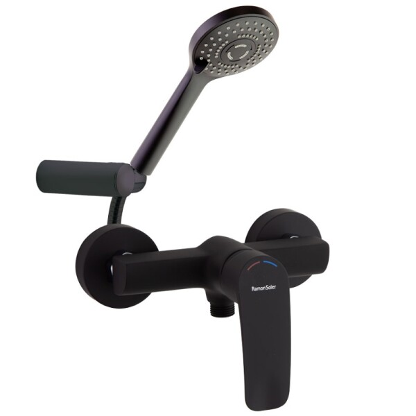 GRIFERÍA DE DUCHA MODELO NEW FLY NEGRO MATE RAMON SOLER Grifería De Ducha Modelo New Fly Negro Mate Ramon Soler