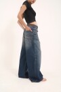 Jean over Baggy Azul