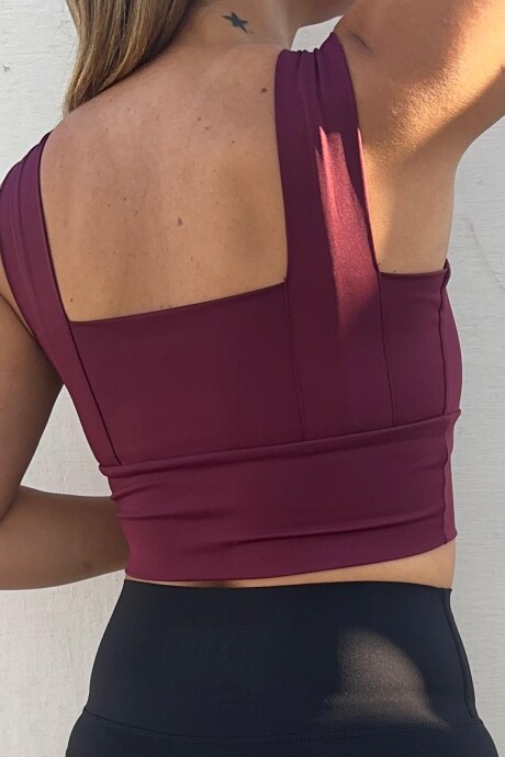 Top Luxe Bordó
