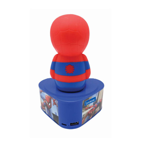 Parlante con Figura 3D Luminosa y Bluetooth Lexibook Spiderman