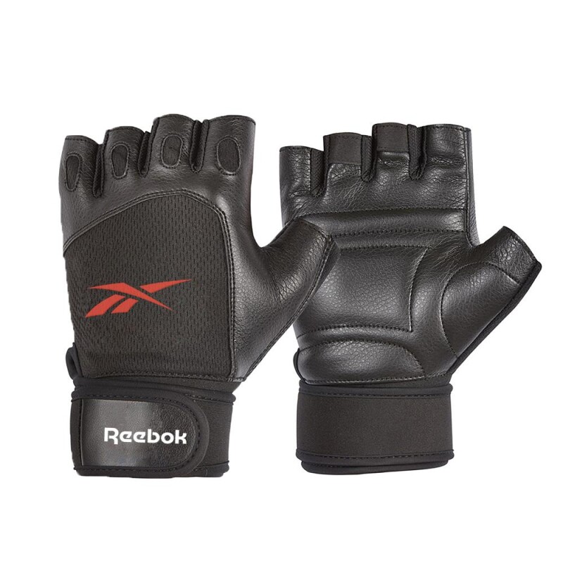 Guantes para levantamiento de pesas Reebok Negro