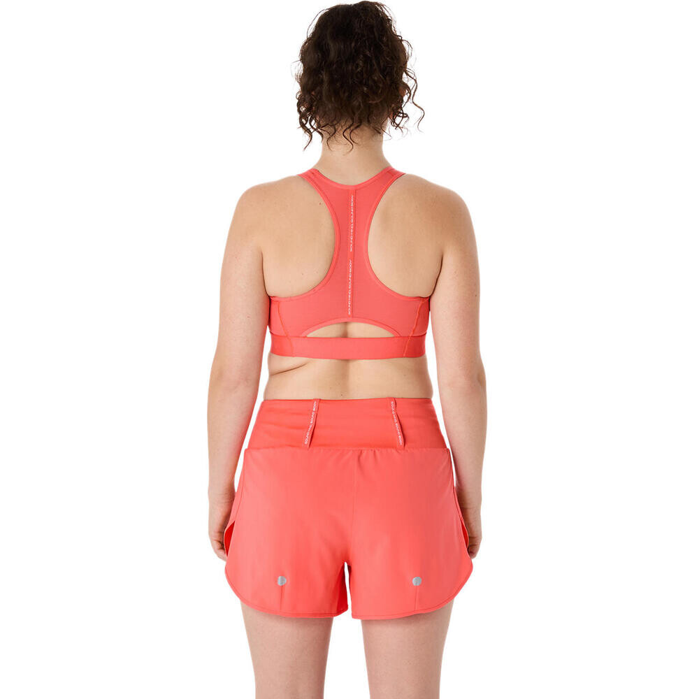 Bra Running Road Compression Mujer Coral Reef
