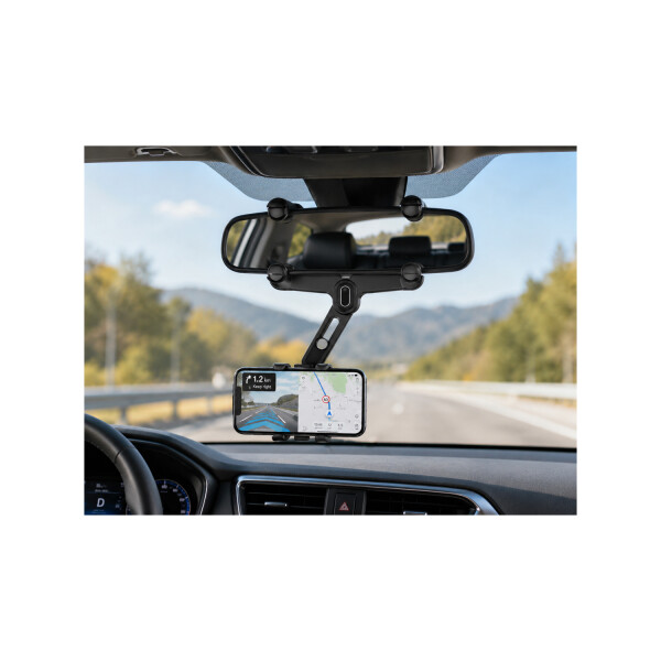 Soporte Para Celular Magnetico Para Espejo Retrovisor (barra Plegable) Soporte Para Celular Magnetico Para Espejo Retrovisor (barra Plegable)