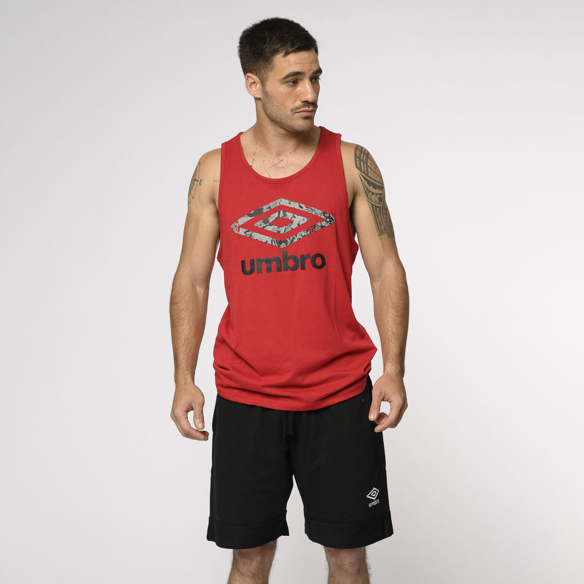 Musculosa Big Logo Umbro Hombre - Roj 