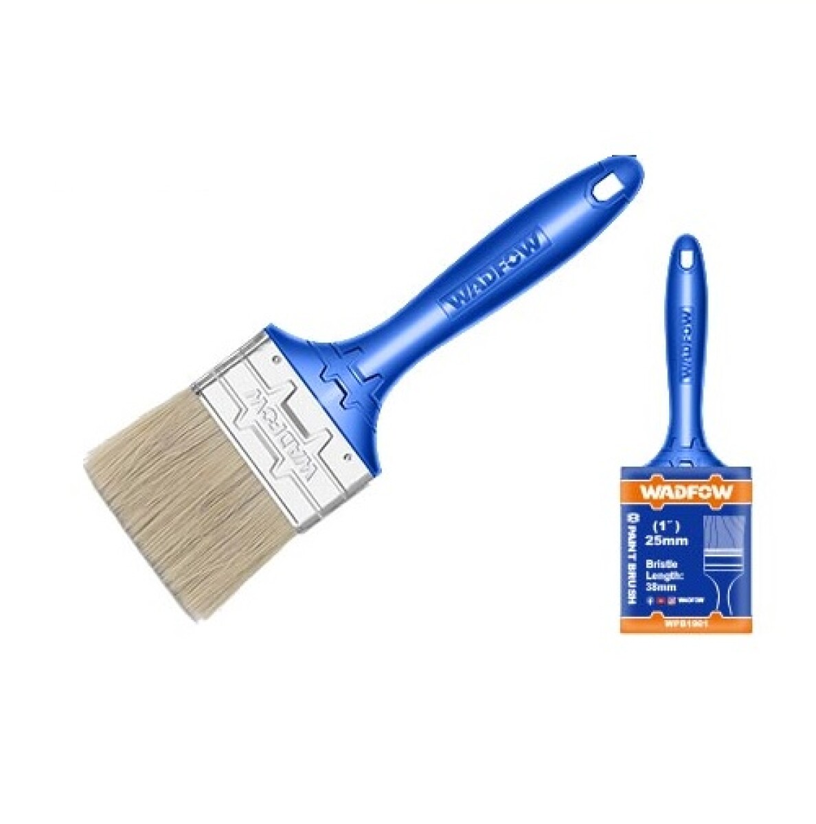 PINCEL 2.5 PULG MANGO PLASTICO WADFOW 