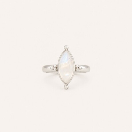 Anillo Gota Piedra Lunar - Plata 925 Anillo Gota Piedra Lunar - Plata 925