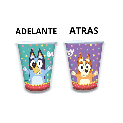 Vaso x8 BLUEY Vaso x8 BLUEY