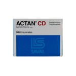 ACTAN CD CJ X 30 COMPRIMIDOS única